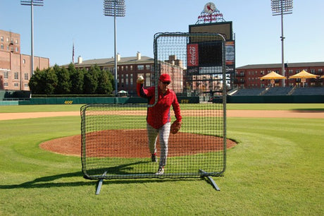 Trigon Sports ProCage Premium L-Screen 7ftx7ft Frame with Net Baseball Field Equipment All