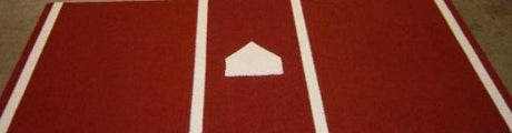Trigon Sports Pro Turf Home Plate Mat - 6'x12' Clay Baseball Field Equipment All
