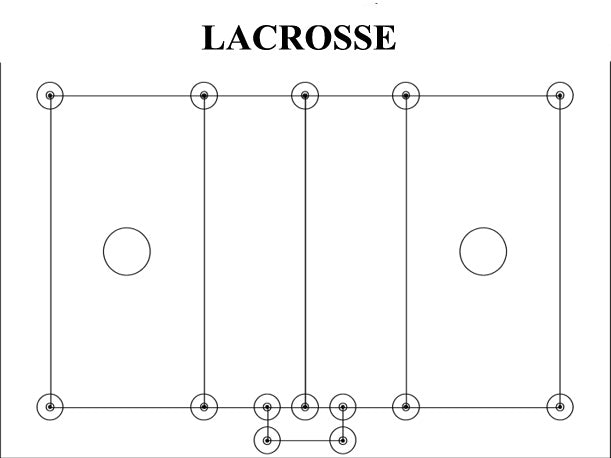 Trigon Sports ProLine Lacrosse Field Layout System Sports Field Equipment All