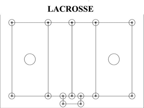 Trigon Sports ProLine Lacrosse Field Layout System Sports Field Equipment All