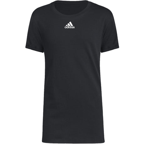 adidas Boys Short Sleeve Fresh Tee Blank/Logo adidas