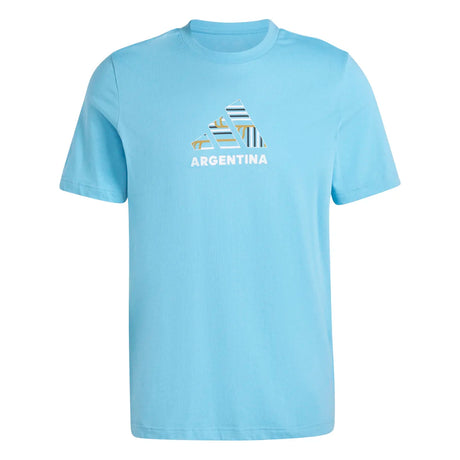 adidas Men's Argentina Soccer Fan Graphic T-Shirt Soccer Uniforms & Apparel All