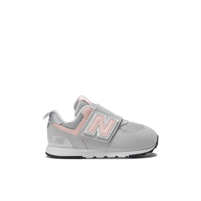 New Balance Infant & Toddler 574 NEW-B Hook & Loop Shoe - NW574PK Wide Youth Footwear Infant & Toddler
