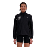 New Balance Women's United Airlines NYC Half Athletics Packable Jacket Womens Apparel Jackets & Vests