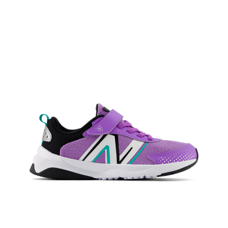 New Balance Youth Girls Dynasoft 545 Bungee Lace with Top Strap Shoe - PT545PF1 Wide Youth Footwear Training & Running