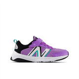 New Balance Youth Girls Dynasoft 545 Bungee Lace with Top Strap Shoe - PT545PF1 Wide Youth Footwear Training & Running
