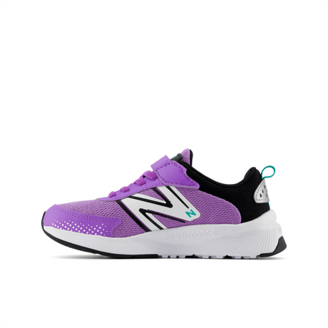 New Balance Youth Girls Dynasoft 545 Bungee Lace with Top Strap Shoe - PT545PF1 Wide Youth Footwear Training & Running