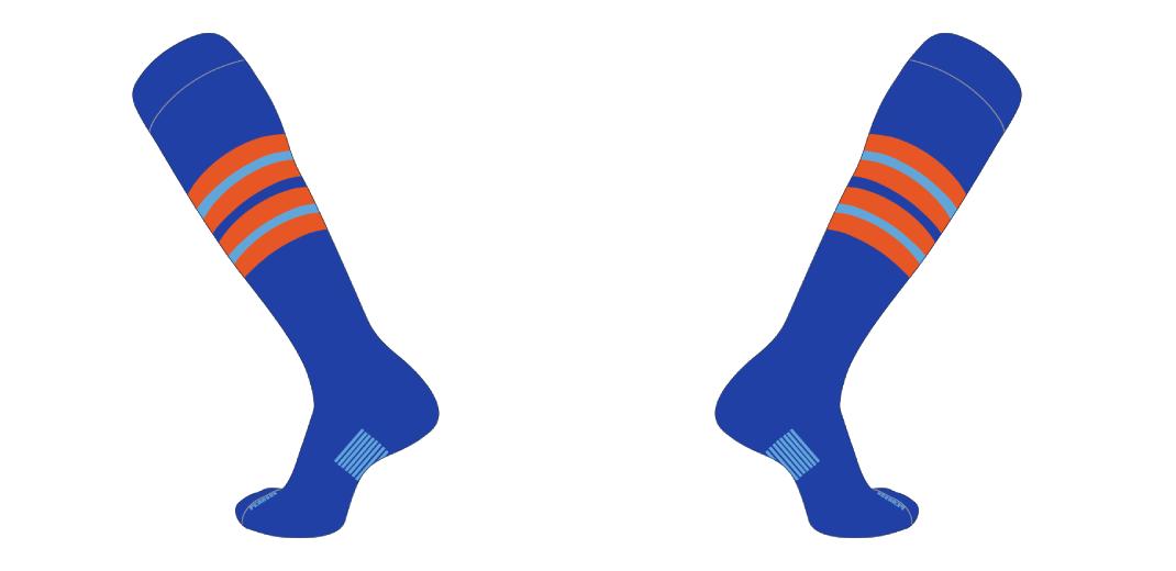 Slugger Socks Pattern F - Custom Baseball Knit Socks PD Custom Product