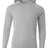 A4 Youth Long Sleeve Hooded Tee A4