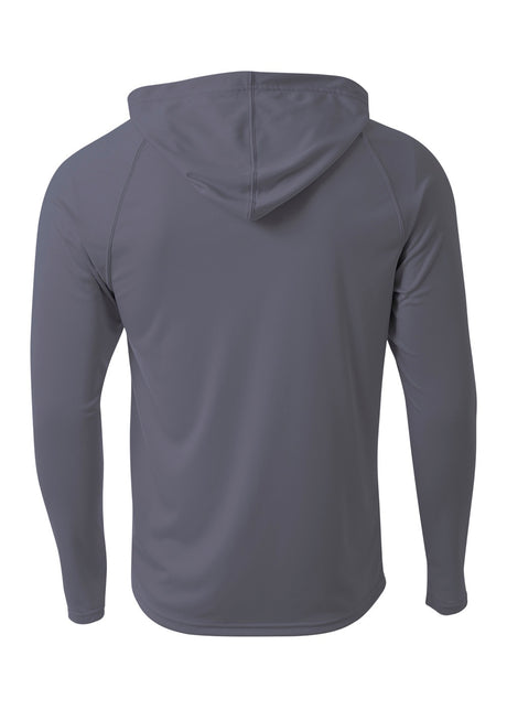 A4 Youth Long Sleeve Hooded Tee A4