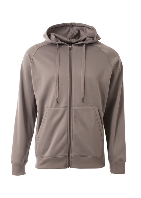 A4 Mens Agility Long Sleeve Tech Fleece Hoodie A4