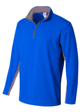 A4 Mens 1/4 Zip Color Block Fleece A4