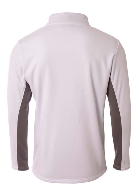 A4 Mens 1/4 Zip Color Block Fleece A4