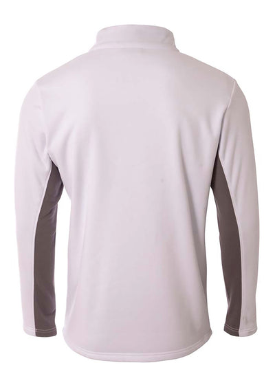 A4 Mens 1/4 Zip Color Block Fleece