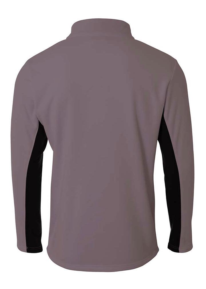 A4 Mens 1/4 Zip Color Block Fleece A4