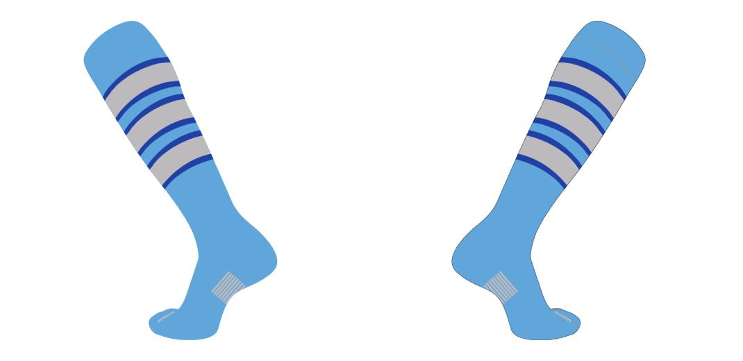 Slugger Socks Pattern C - Custom Baseball Knit Socks PD Custom Product