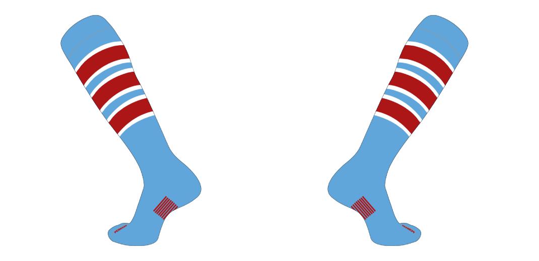 Slugger Socks Pattern C - Custom Baseball Knit Socks PD Custom Product