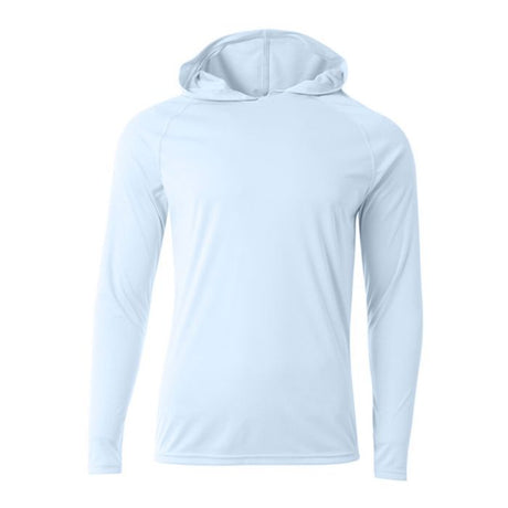 A4 Youth Long Sleeve Hooded Tee A4