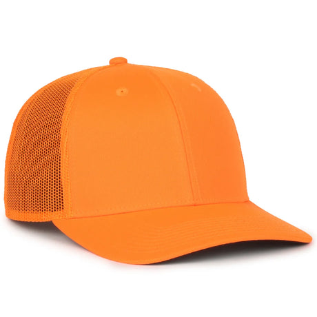 Outdoor Cap OC771CAMO Contrast Construction Canvas Camo Structured Trucker Hat Unisex Accessories Hats & Caps