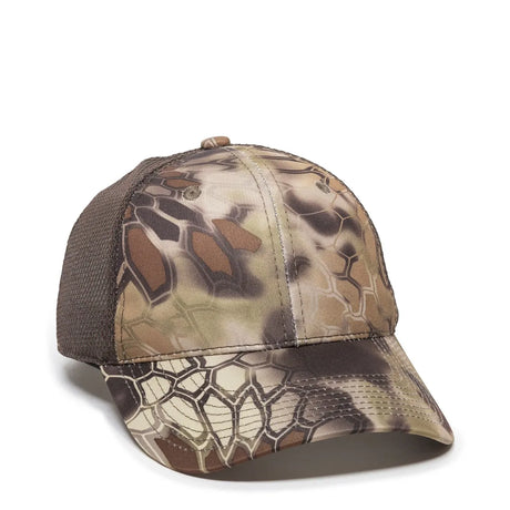 Outdoor Cap PFC-150M Moisture Wicking Structured Trucker Hat Unisex Accessories Hats & Caps