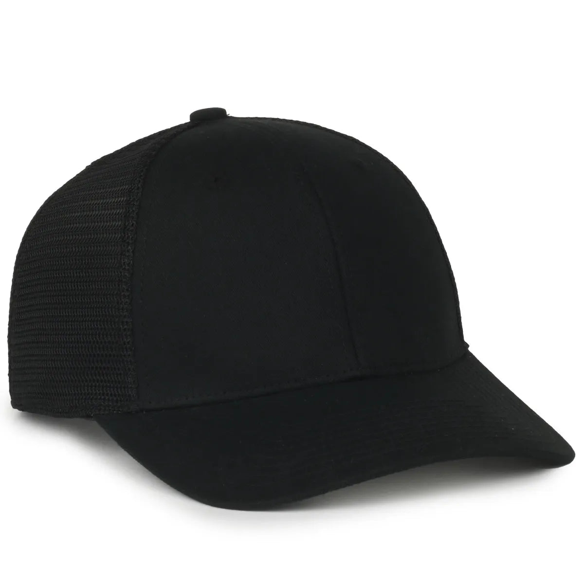 Outdoor Cap FLX672M Pro Round Crown Structured Trucker Hat Unisex Accessories Hats & Caps