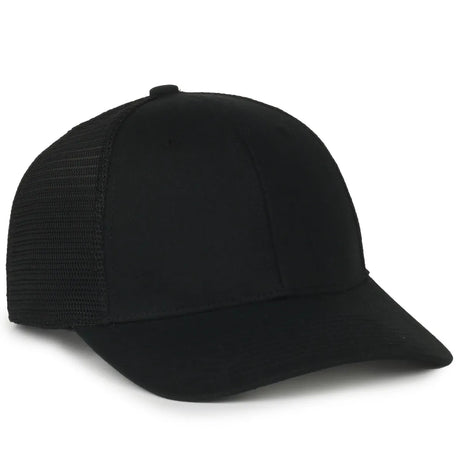 Outdoor Cap FLX672M Pro Round Crown Structured Trucker Hat Unisex Accessories Hats & Caps