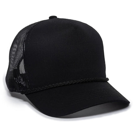 Outdoor Cap GL-155 Visor with Cord Structured Trucker Hat-1