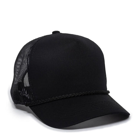 Outdoor Cap GL-155 Visor with Cord Structured Trucker Hat Unisex Accessories Hats & Caps