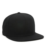 Outdoor Cap REDLBL101 Flat Bill Structured Solid Back Hat Unisex Accessories Hats & Caps
