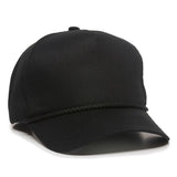 Outdoor Cap GL-555 Corded Visor Structured Solid Back Hat Unisex Accessories Hats & Caps
