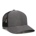 Outdoor Cap MBW-800CB Cotton Chambray Structured Trucker Hat Unisex Accessories Hats & Caps