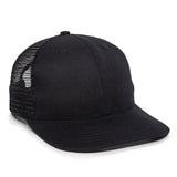 Outdoor Cap AM-101M Cotton Twill Structured Trucker Hat Unisex Accessories Hats & Caps