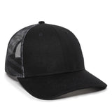 Outdoor Cap OC771PM Sublimated Flags Structured Trucker Hat Unisex Accessories Hats & Caps