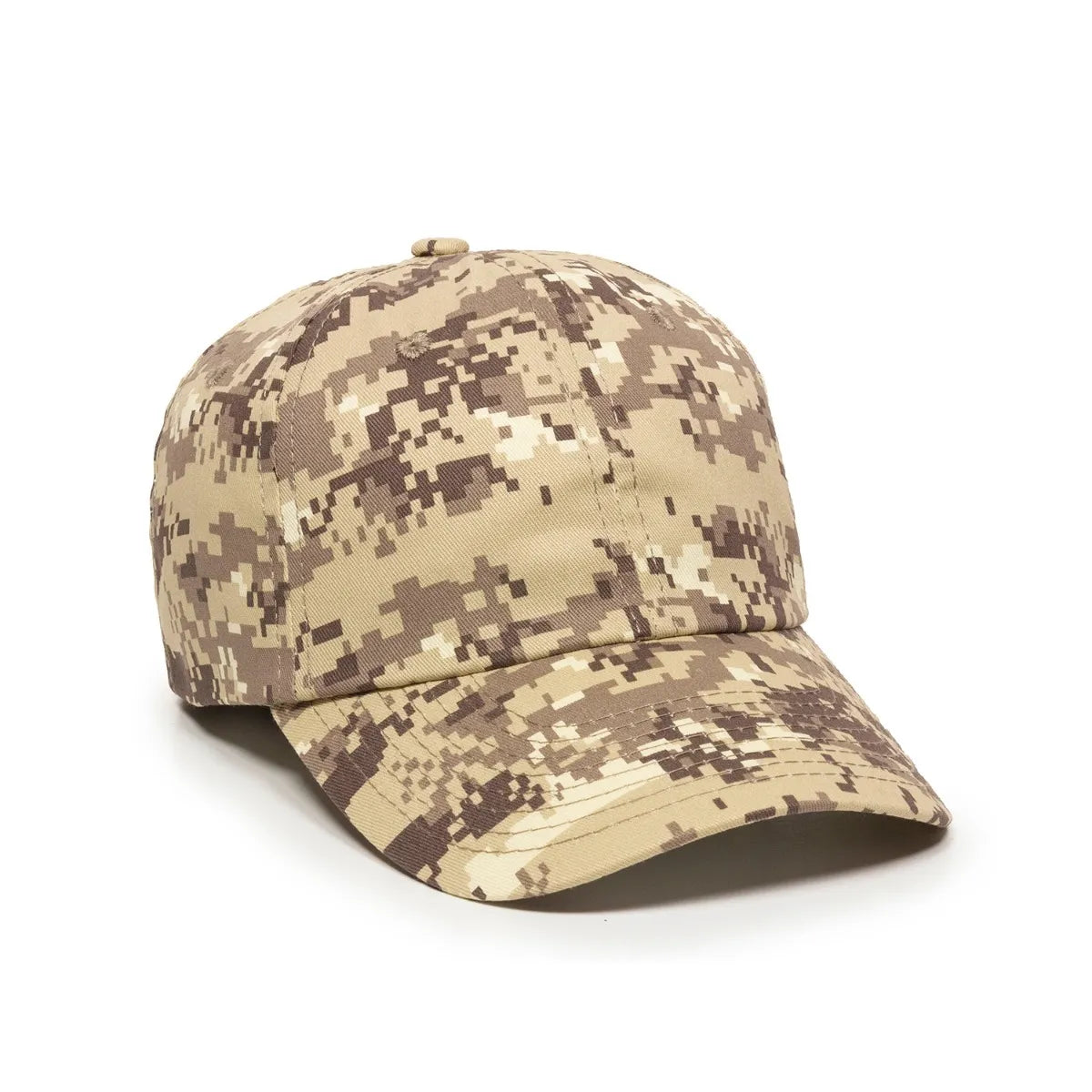 Outdoor Cap DC-660 Camo Unstructured Solid Back Hat Unisex Accessories Hats & Caps