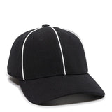 Outdoor Cap OFC-600 Piping Structured Solid Back Hat Unisex Accessories Hats & Caps