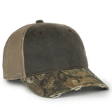 Outdoor Cap HPC-500M Brown/ Tan/ Realtree Apx Structured Trucker Hat Unisex Accessories Hats & Caps