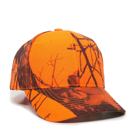 Outdoor Cap 350 Canvas Camo Structured Solid Back Hat Unisex Accessories Hats & Caps