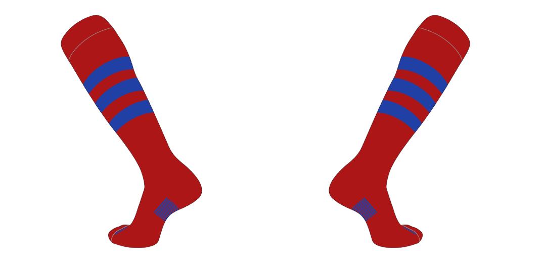 Slugger Socks Pattern A - Custom Baseball Knit Socks PD Custom Product