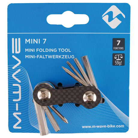 M-Wave Mini 7 Carbon Multi Tool Bicycle Accessories Tools/Maintenance