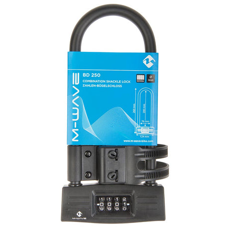 M-Wave BD 260 Schackle U-Lock Bicycle Accessories Locks/Security