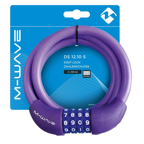M-Wave DS 12.10 S Cable Locks Bicycle Accessories Locks/Security