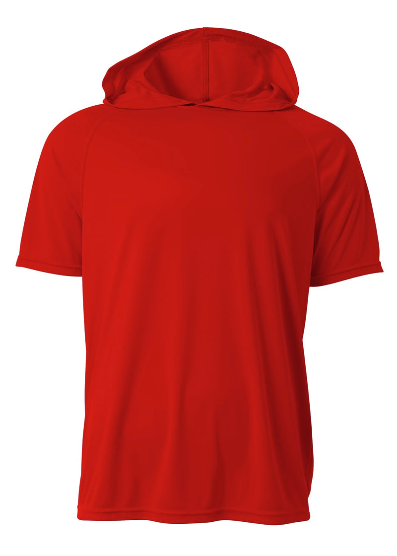 A4 Youth Short Sleeve Hooded Tee