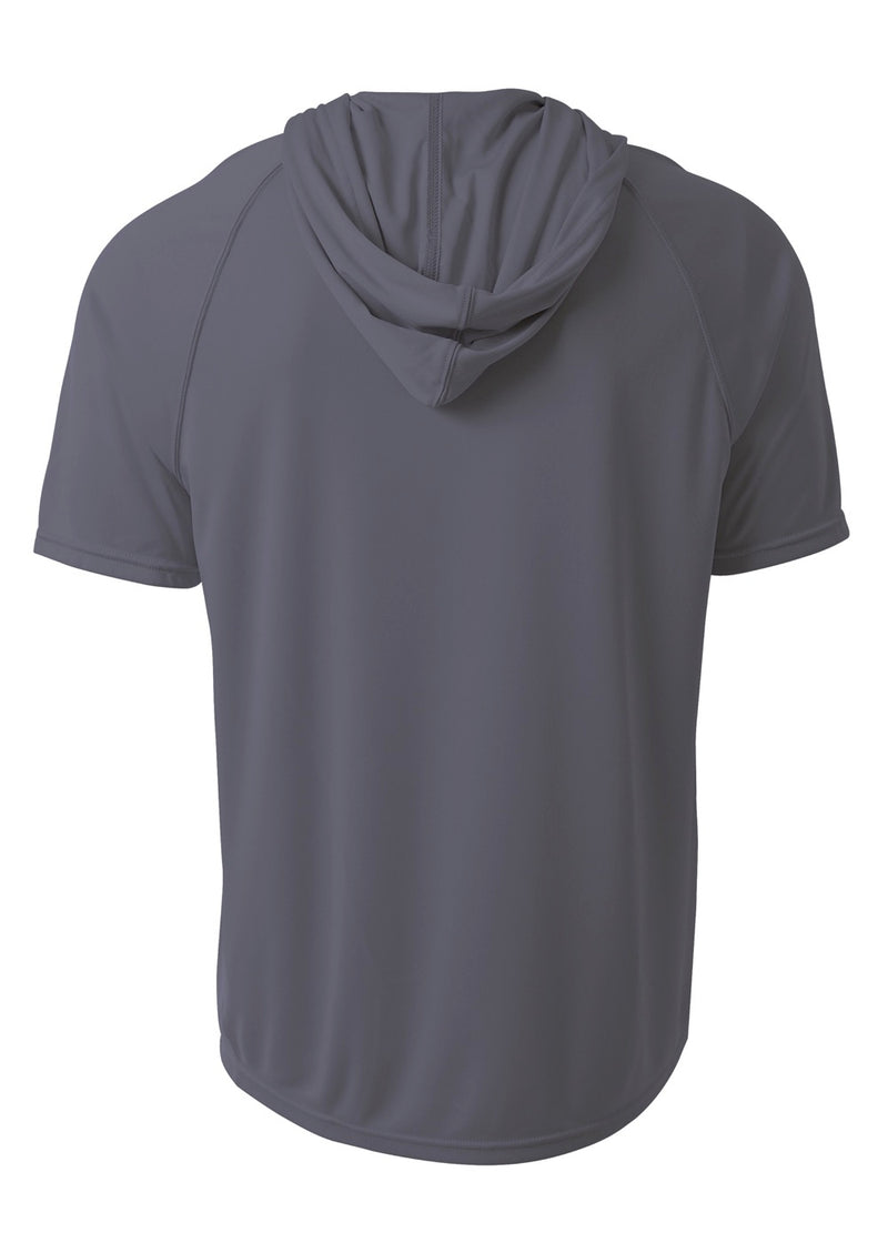 A4 Youth Short Sleeve Hooded Tee