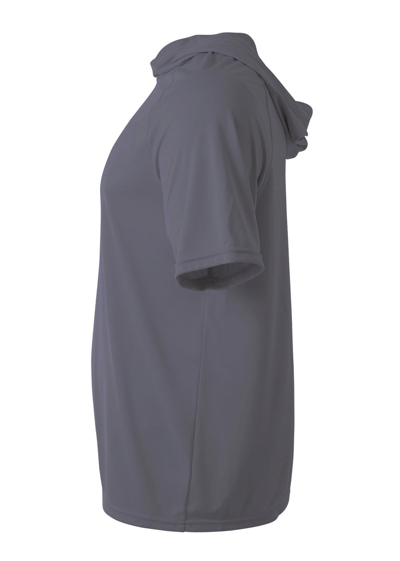 A4 Youth Short Sleeve Hooded Tee
