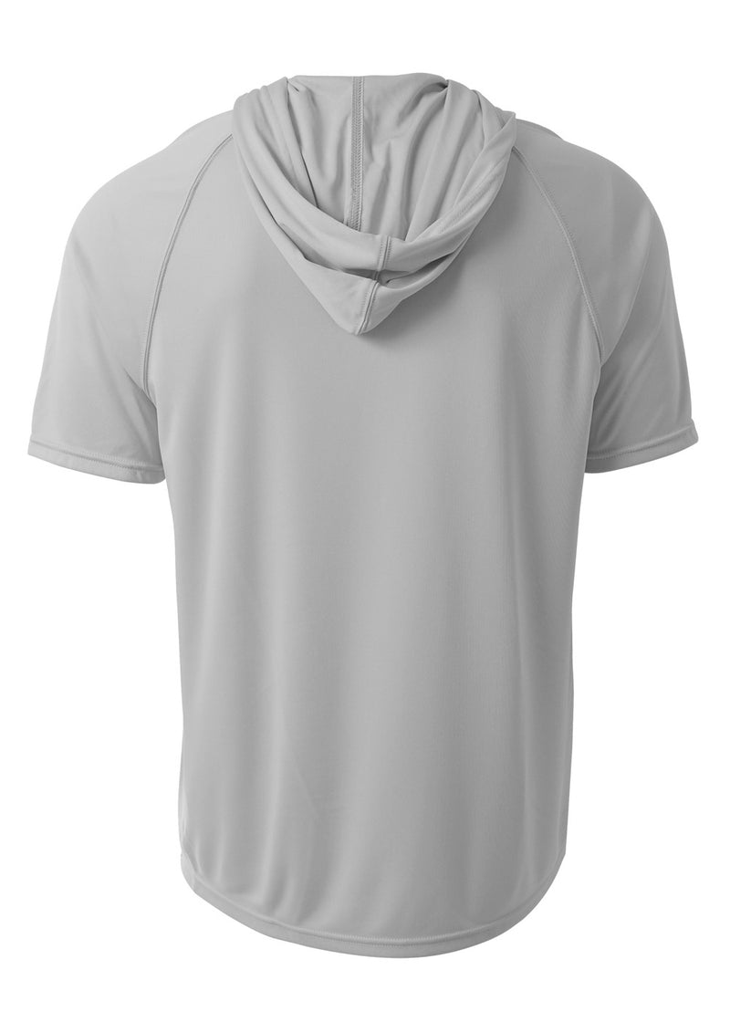 A4 Youth Short Sleeve Hooded Tee