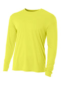 A4 Youth Cooling Performance Long Sleeve Crew
