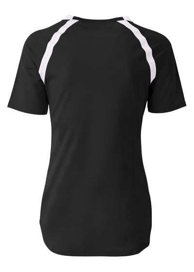 A4 Womens Ace Short Sleeve Volleyball Jersey