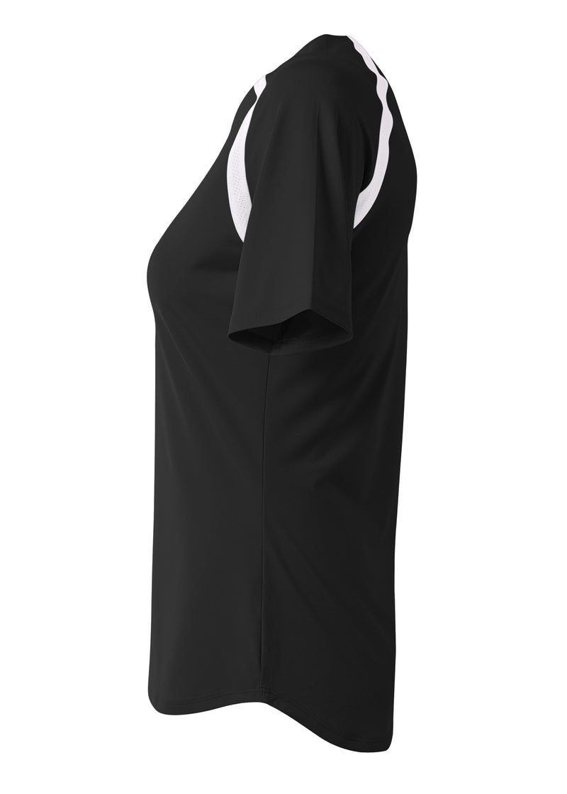 A4 Womens Ace Short Sleeve Volleyball Jersey