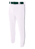 A4 Mens Pro-Style Elastic Bottom Baseball Pant A4