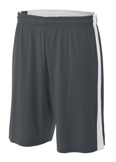 A4 Mens Reversible Moisture Management 10" Short